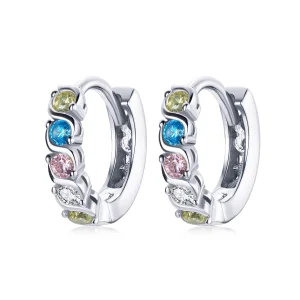 (image for) Pandora Style Shine Hoop Earrings - SCE1166-A
