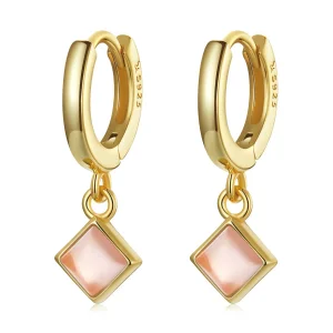 (image for) Pandora Style Simple Geometry Hoop Earrings - SCE1323