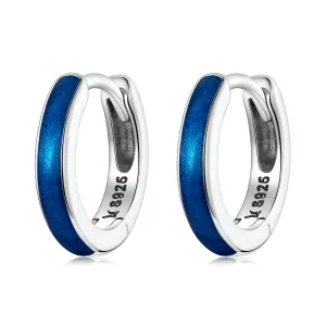 (image for) Pandora Style Simple Hoop Earrings - SCE1360
