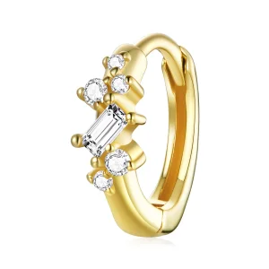 (image for) Pandora Style Simple - Starry Hoop Earrings - SCE1189