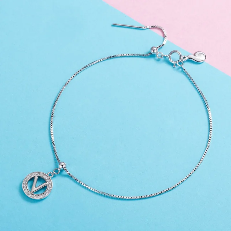 (image for) Pandora Style Me Wish Letter-V Dangle - BSP001-V - View 2