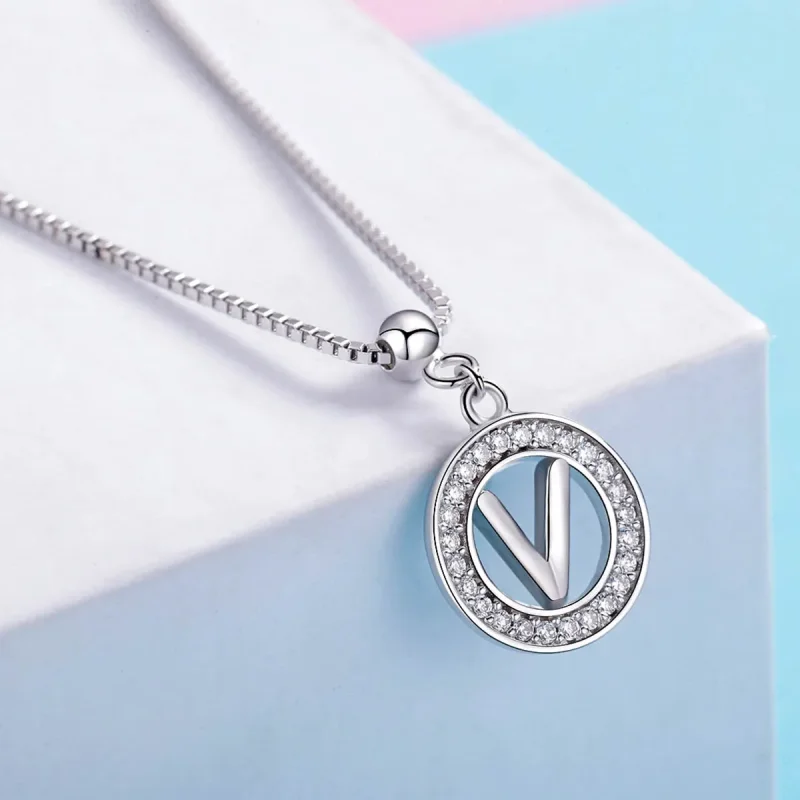 (image for) Pandora Style Me Wish Letter-V Dangle - BSP001-V - View 4