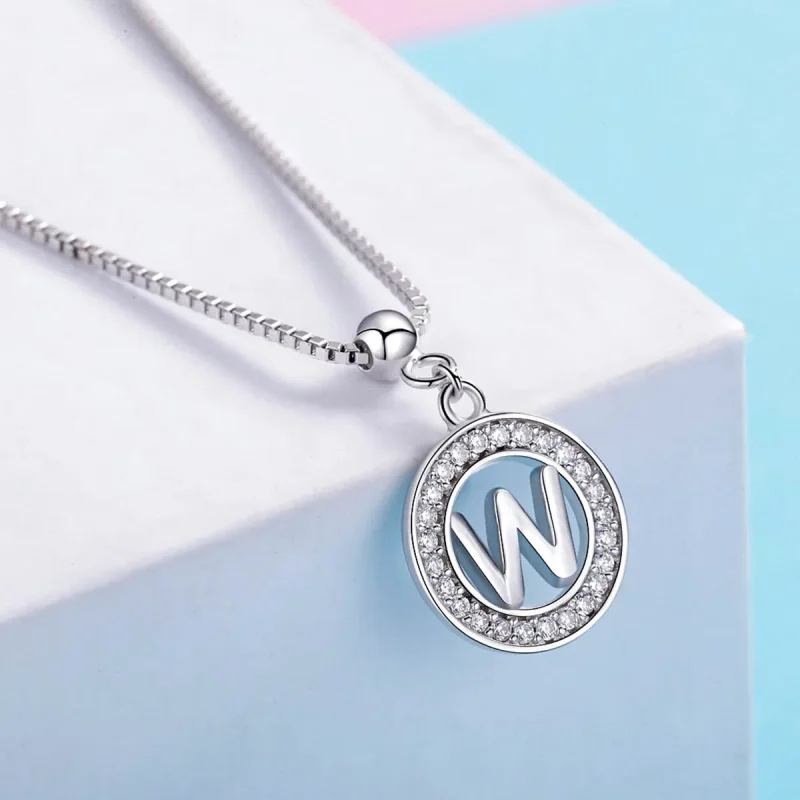 (image for) Pandora Style Me Wish Letter-W Dangle - BSP001-W - View 4
