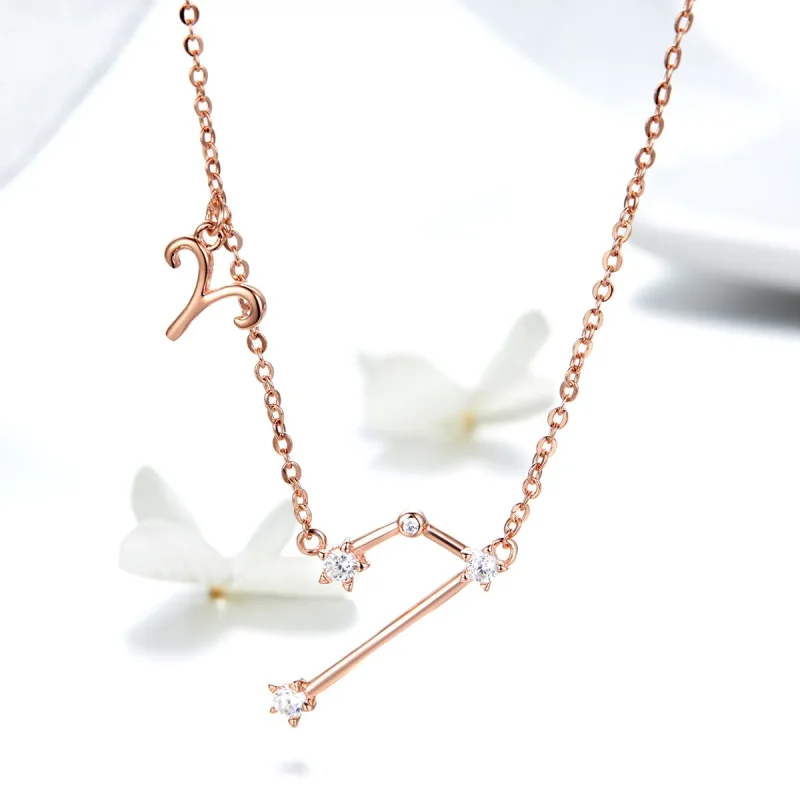 (image for) Pandora Style Aries Necklace - BSN023 - View 2