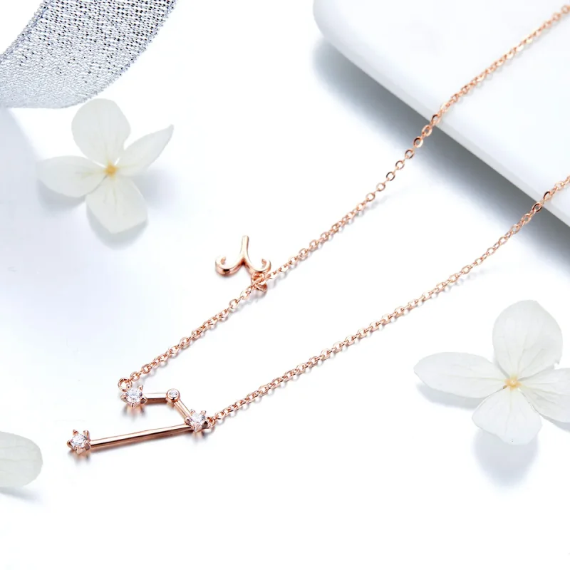 (image for) Pandora Style Aries Necklace - BSN023 - View 3