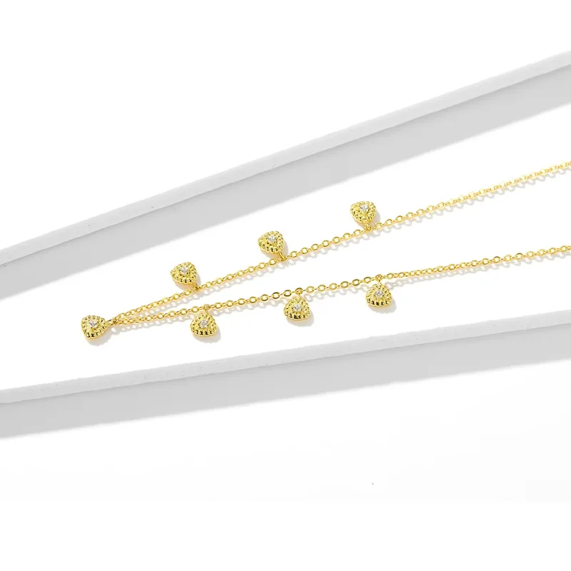 (image for) Pandora Style Braided Geometry Necklace - BSN136 - View 2