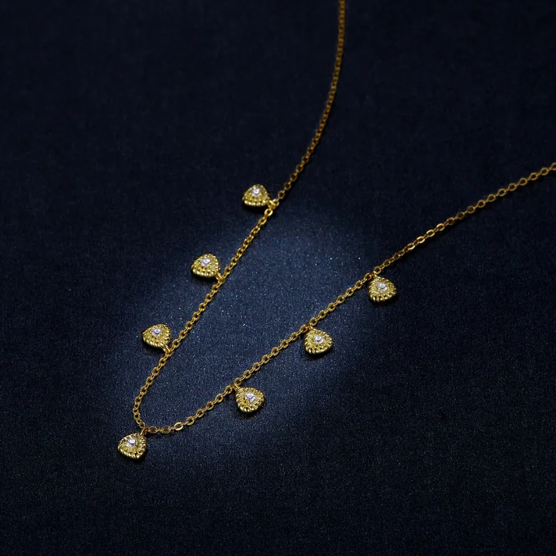 (image for) Pandora Style Braided Geometry Necklace - BSN136 - View 6