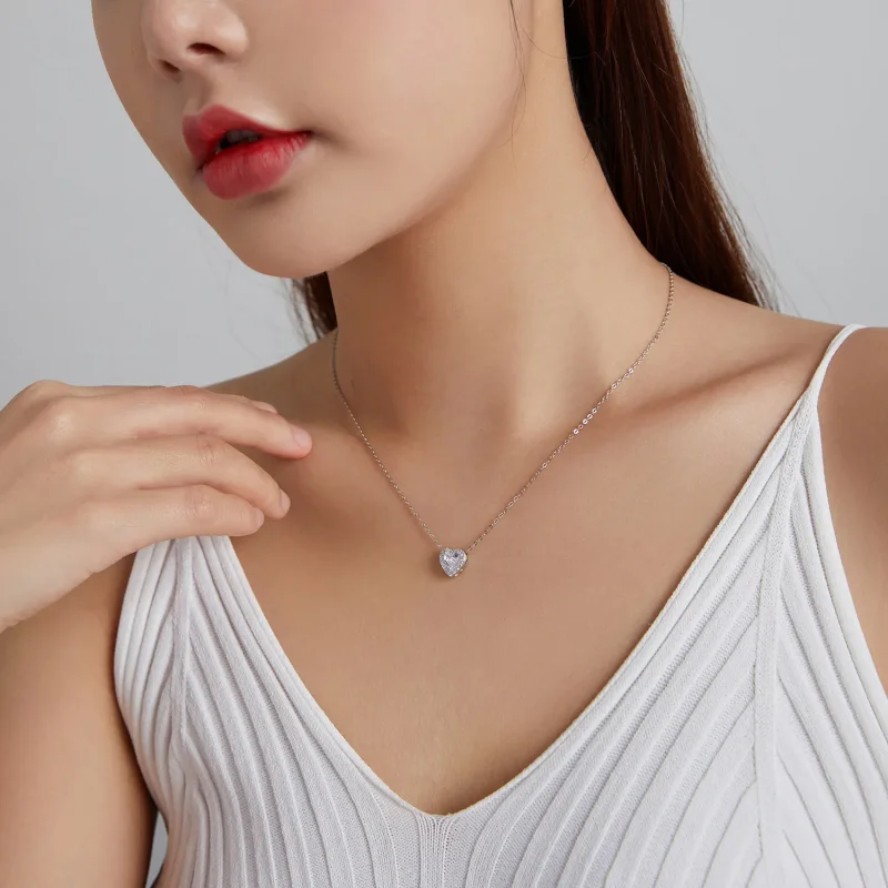 (image for) Pandora Style Bright Love Necklace - SCN455 - View 8