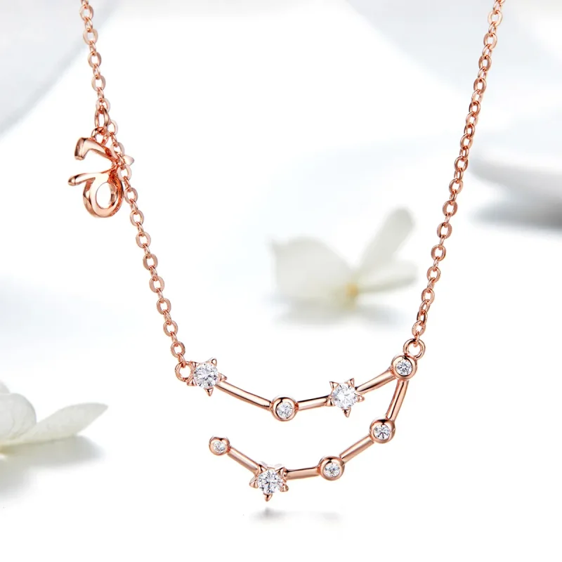 (image for) Pandora Style Capricorn Necklace - BSN026 - View 2