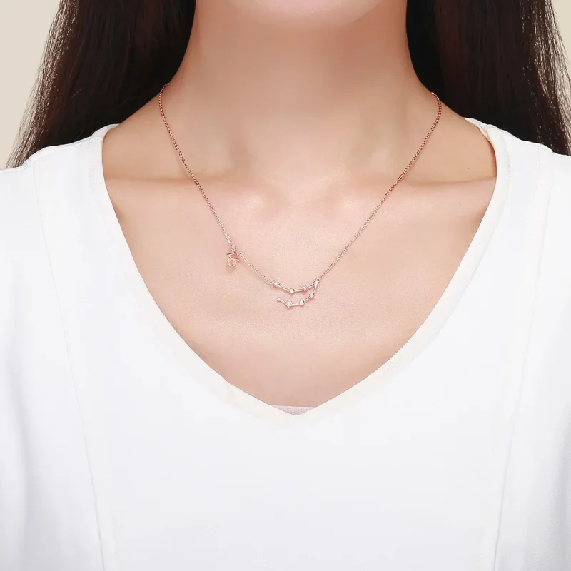 (image for) Pandora Style Capricorn Necklace - BSN026 - View 6