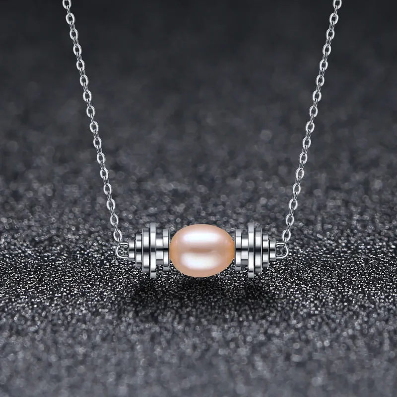 (image for) Pandora Style Charm Scroll Necklace - VSN036 - View 2