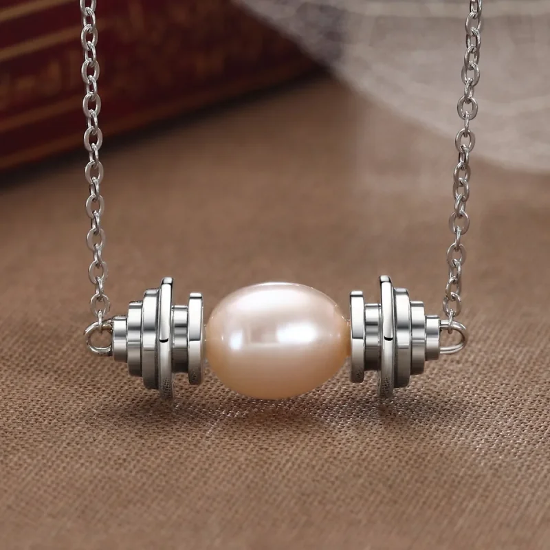 (image for) Pandora Style Charm Scroll Necklace - VSN036 - View 3