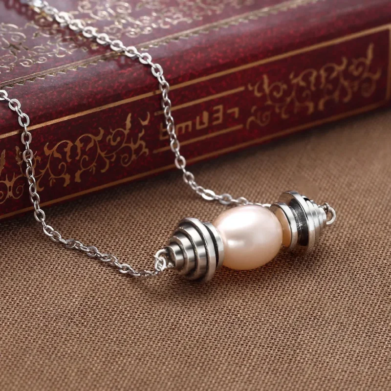 (image for) Pandora Style Charm Scroll Necklace - VSN036 - View 4