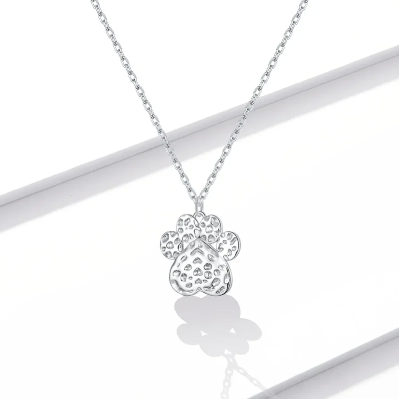 (image for) Pandora Style Cute Dog Paw Necklace - BSN204 - View 5