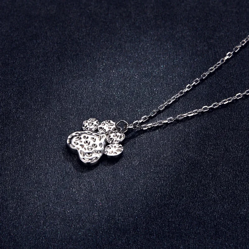 (image for) Pandora Style Cute Dog Paw Necklace - BSN204 - View 6