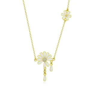 (image for) Pandora Style Daisy Necklace - BSN076