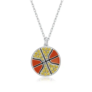 (image for) Pandora Style Dynamic Basketball Necklace - BSN203