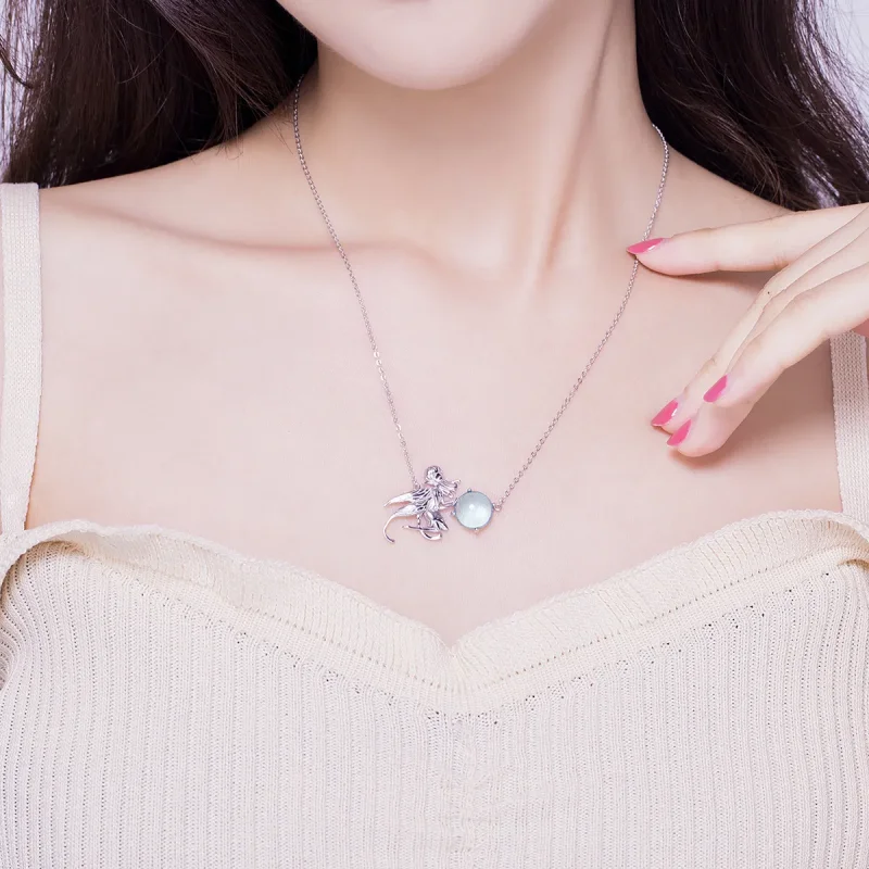 (image for) Pandora Style Elves Necklace - BSN054 - View 5