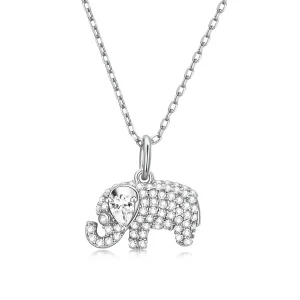 (image for) Pandora Style Exquisite Elephant Necklace - BSN239-A