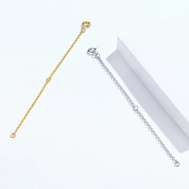 (image for) Pandora Style Extension Chain Necklace Extension Chain - SCA015-10A - View 3