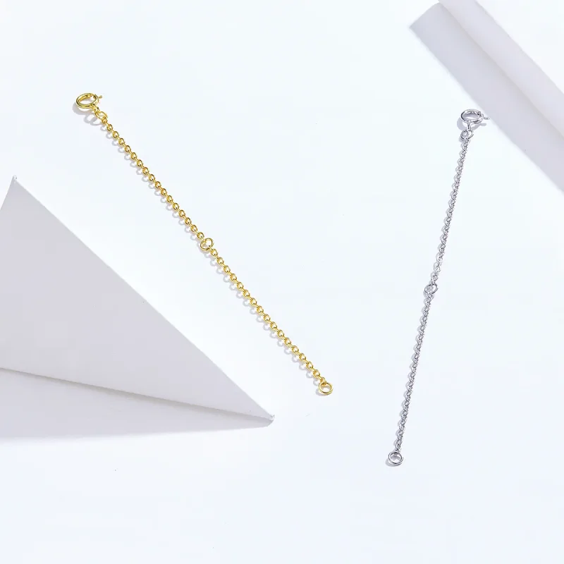 (image for) Pandora Style Extension Chain Necklace Extension Chain - SCA015-10B - View 3