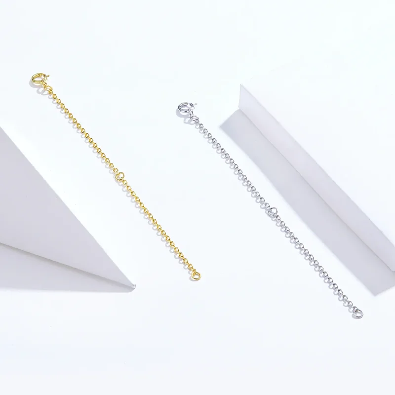 (image for) Pandora Style Extension Chain Necklace Extension Chain - SCA015-10B - View 4