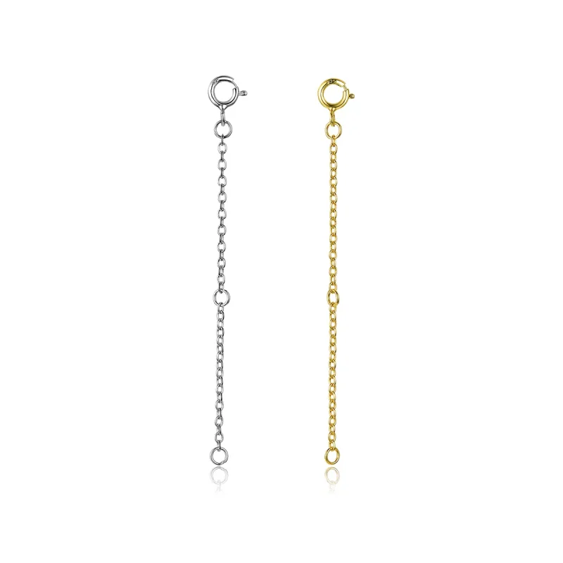 (image for) Pandora Style Extension Chain Necklace Extension Chain - SCA015-6A - View 2
