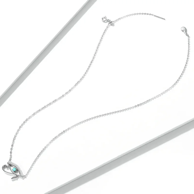 (image for) Pandora Style Eye of Horus Necklace - BSN241 - View 3