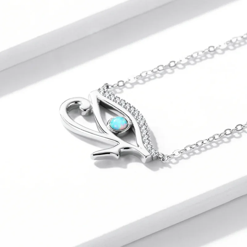 (image for) Pandora Style Eye of Horus Necklace - BSN241 - View 4