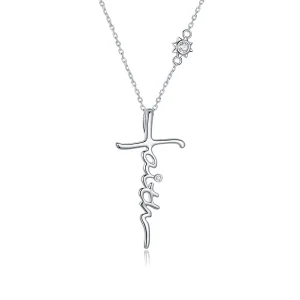 (image for) Pandora Style Faith of The Cross Necklace - BSN231