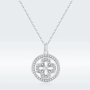 (image for) Pandora Style Four Leaf Clover Necklace - BSN142