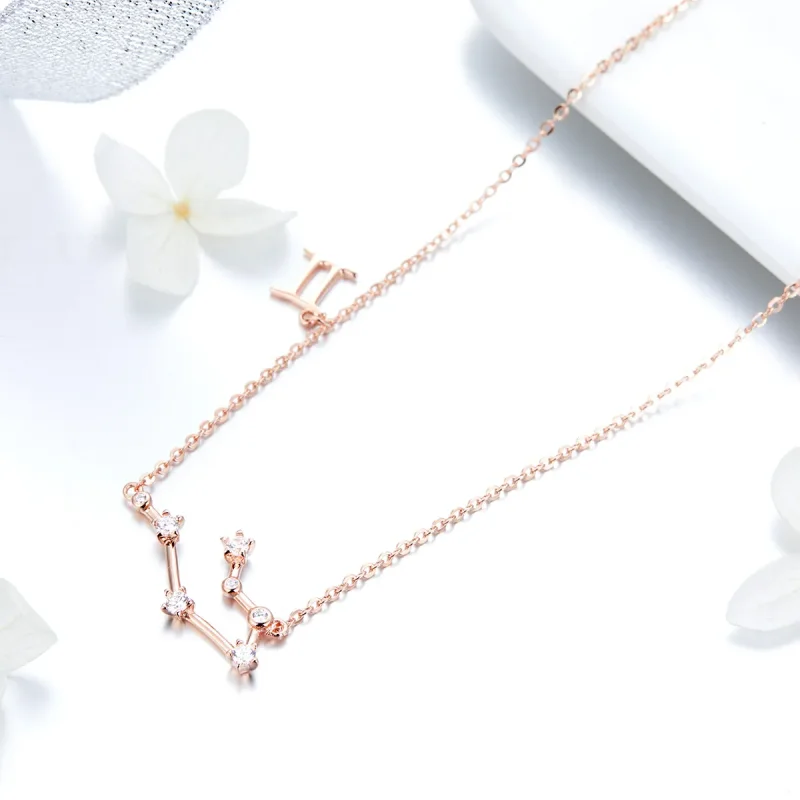 (image for) Pandora Style Gemini Necklace - BSN015 - View 3