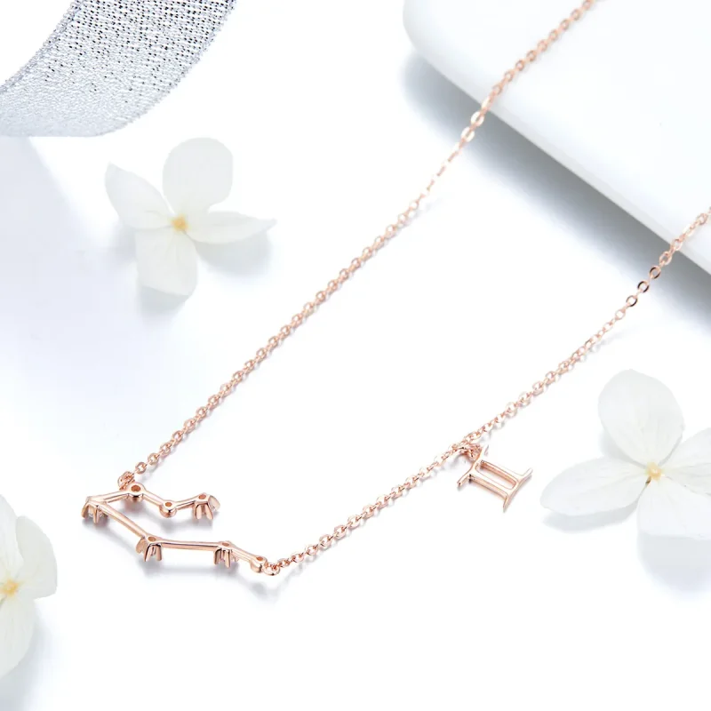 (image for) Pandora Style Gemini Necklace - BSN015 - View 4