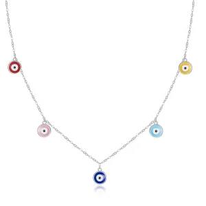 (image for) Pandora Style Guardian Eye Necklace - SCN463