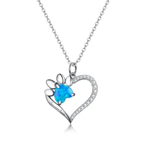(image for) Pandora Style Heart Marks Necklace - BSN225