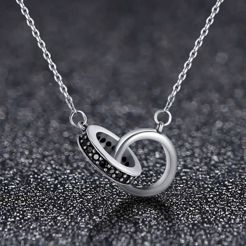 (image for) Pandora Style Hug Tightly Necklace - SCN147 - View 2