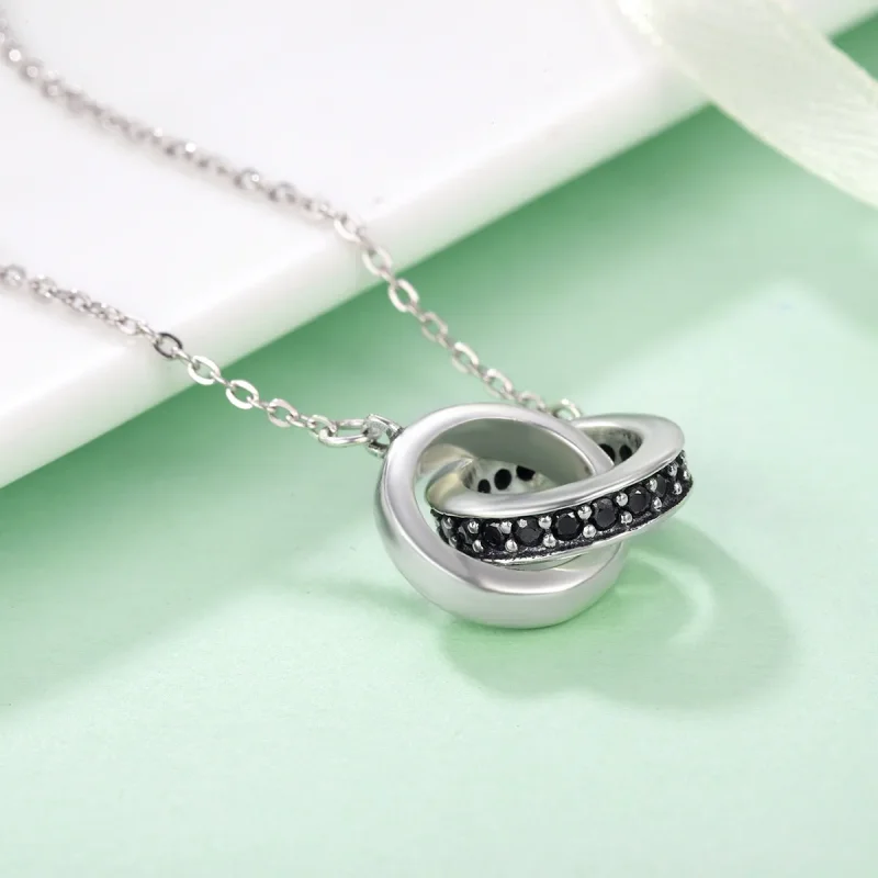 (image for) Pandora Style Hug Tightly Necklace - SCN147 - View 4