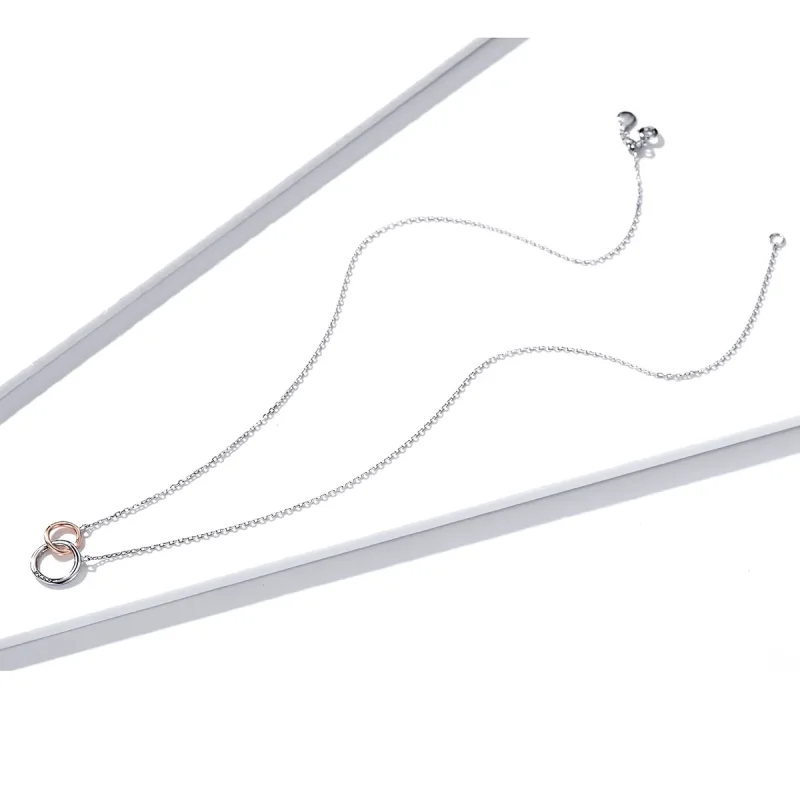 (image for) Pandora Style Infinite Love Necklace - BSN159 - View 4