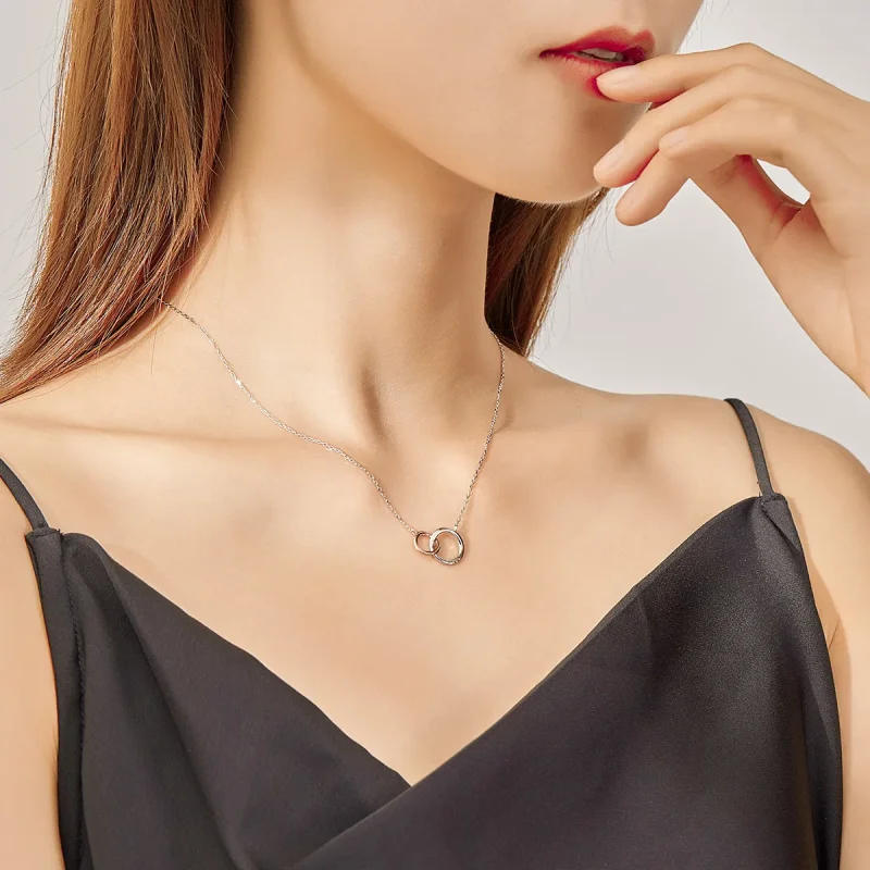 (image for) Pandora Style Infinite Love Necklace - BSN159 - View 7