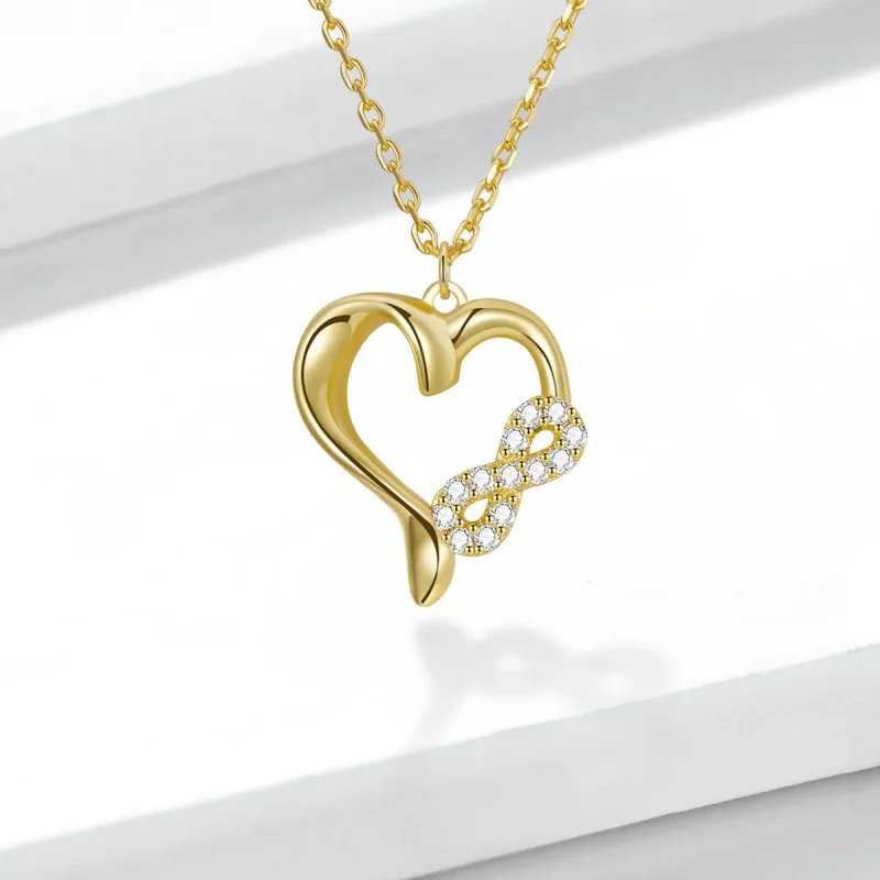 (image for) Pandora Style Infinite Love Necklace - BSN236 - View 6