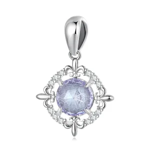 (image for) Pandora Style Iris Necklace Pendant - BSC626