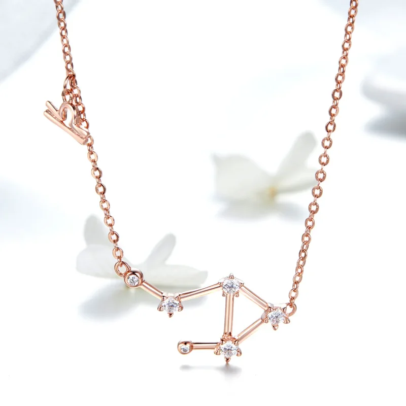 (image for) Pandora Style Libra Necklace - BSN022 - View 2