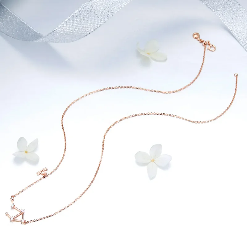 (image for) Pandora Style Libra Necklace - BSN022 - View 5