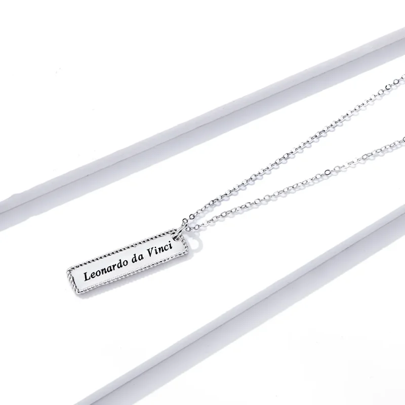 (image for) Pandora Style Life well spent is long Necklace - BSN167 - View 2