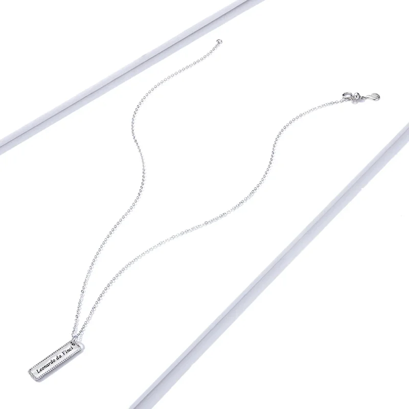 (image for) Pandora Style Life well spent is long Necklace - BSN167 - View 4