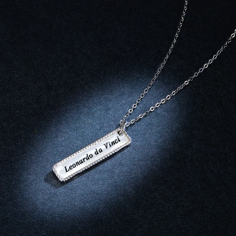 (image for) Pandora Style Life well spent is long Necklace - BSN167 - View 6