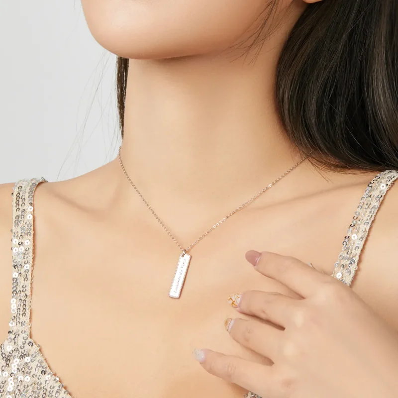 (image for) Pandora Style Life well spent is long Necklace - BSN167 - View 8