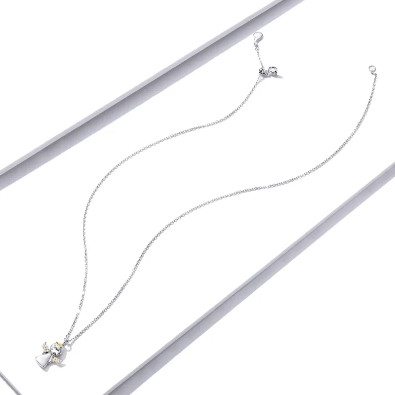 (image for) Pandora Style Little Angel Necklace - BSN186 - View 3