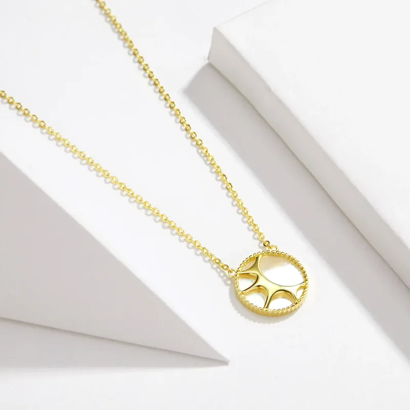 (image for) Pandora Style Little Sun Necklace - BSN070 - View 2