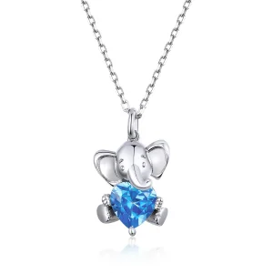 (image for) Pandora Style Lively Elephant Necklace - BSN180